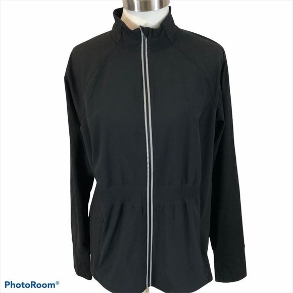 Avia Jackets & Coats Ladies Avia Black Running Jacket Size Xl